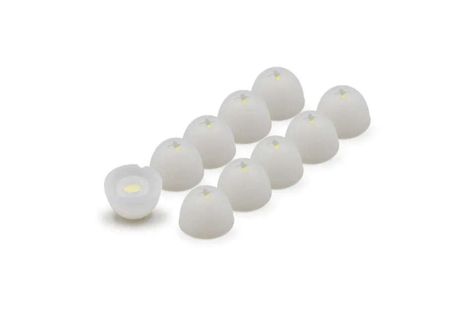 Eartips White Silicone (10pcs) for Set 840