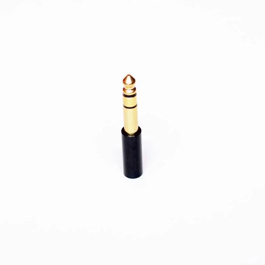 Adapter jack 6.3s > jack socket Gold