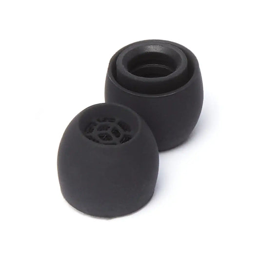 Eartip for IE 200, 300, 600, 900 Silicone (Black) (3 Pairs)